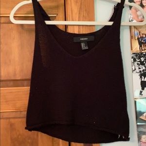 cropped tank top